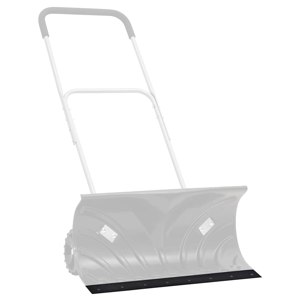 Rubberen rand voor sneeuwploeg 200x15x2 cm zwart