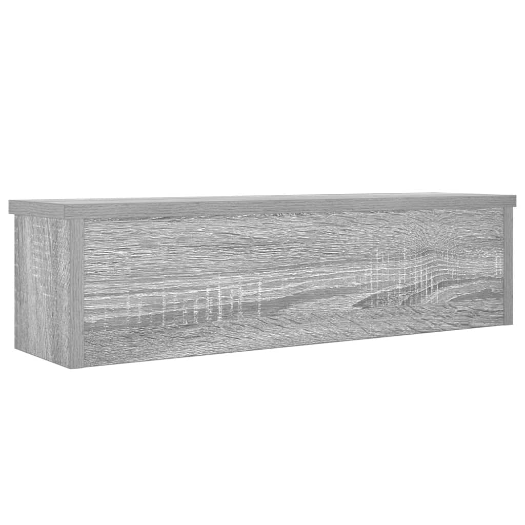 Keukenrekken stapelbaar 2 st 50x15x16 cm grijs sonoma eiken