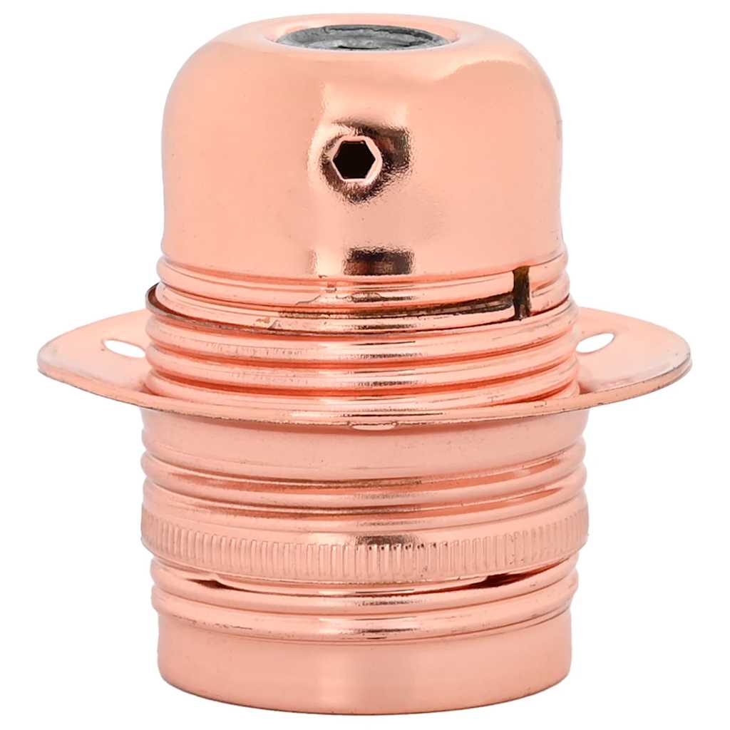 Lamphouders 2 st roségoud E27