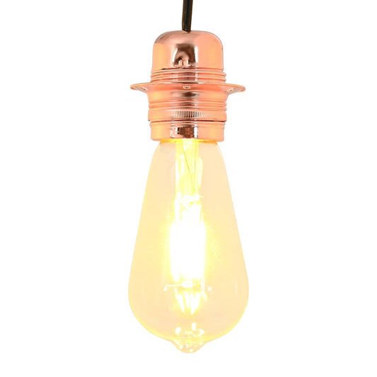 Lamphouders 2 st roségoud E27