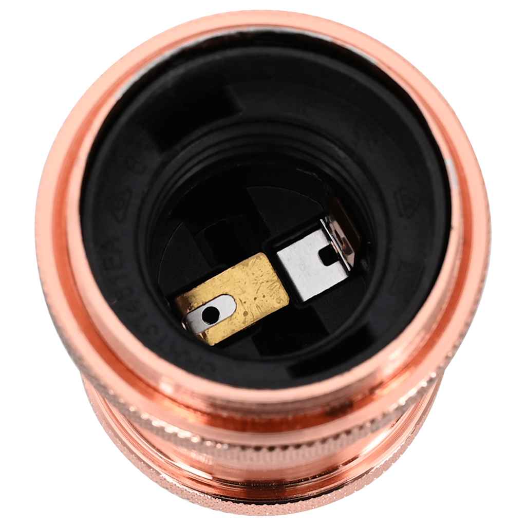 Lamphouders 2 st roségoud E27