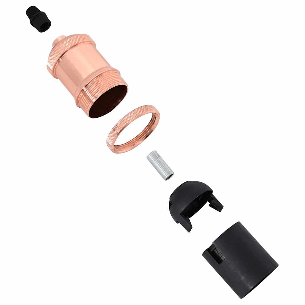 Lamphouders 2 st roségoud E27