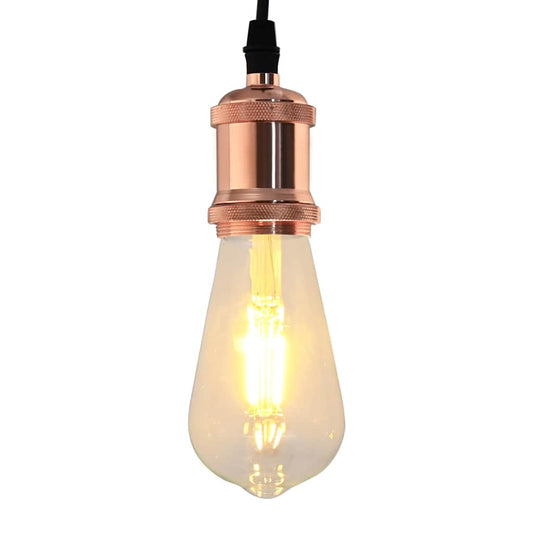 Lamphouders 2 st roségoud E27