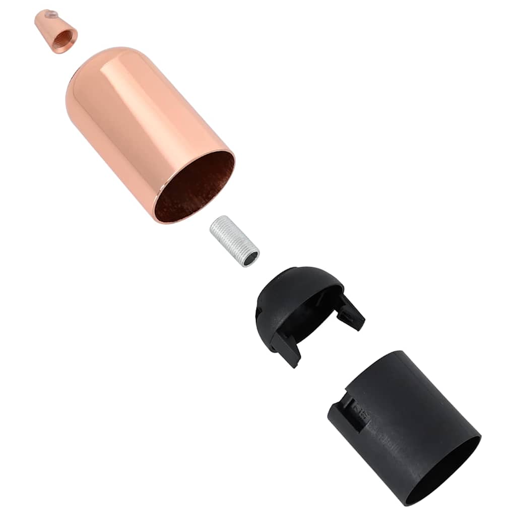 Lamphouders 2 st roségoud E27