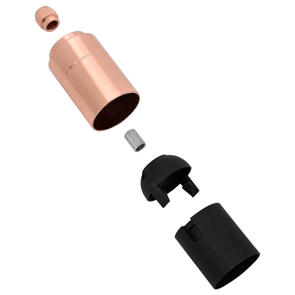 Lamphouders 2 st roségoud E27