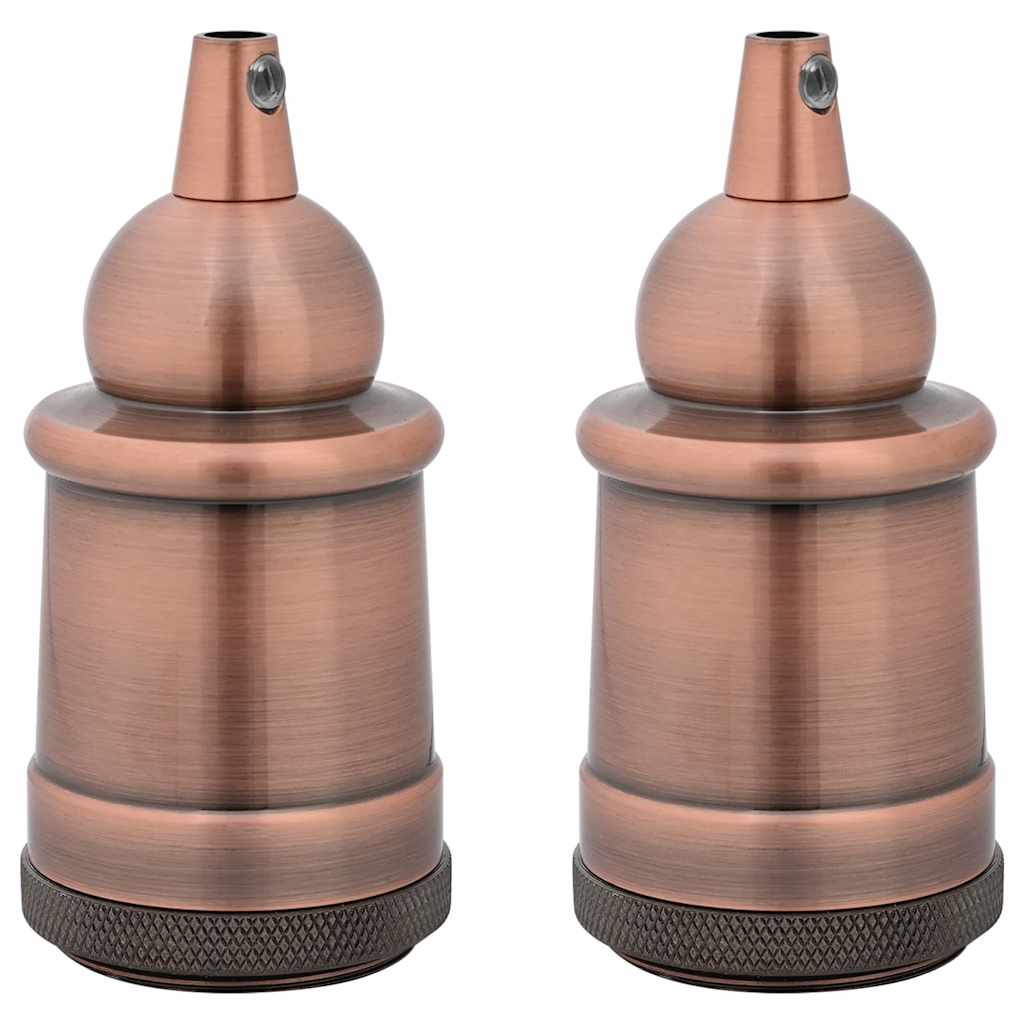 Lamphouders 2 st rood brons E27