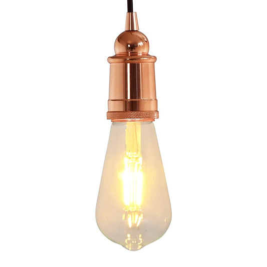 Lamphouders 2 st roségoud E27