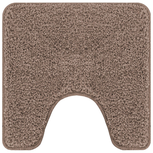 Badmat U-Vormig Bruin 50x50 cm Polypropeen Antislip
