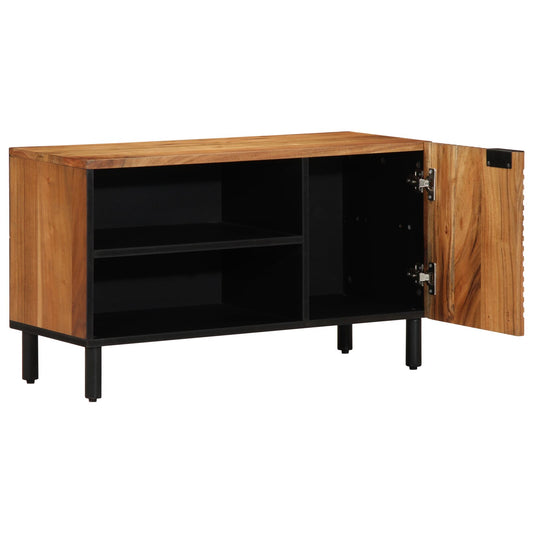 TV-kast 80x31,5x46 cm Massief acaciahout