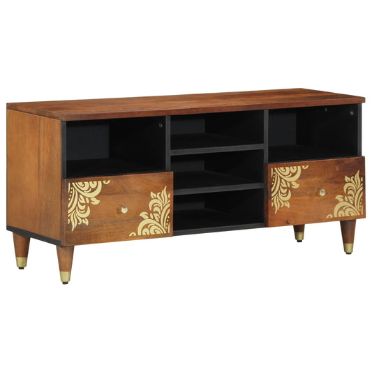TV-kast 100x33x46 cm Massief Mangohout