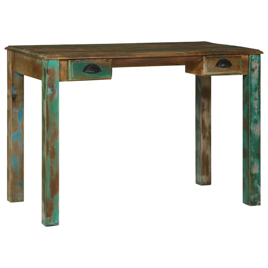 Bureau 112x55x76 cm Massief Hout Gerecycled